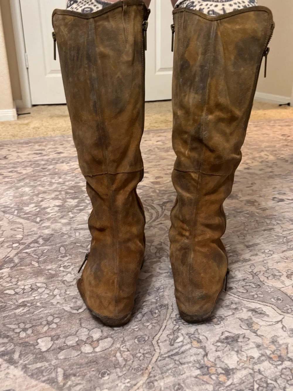 Donald J. Pliner Brown tall Leather Boots